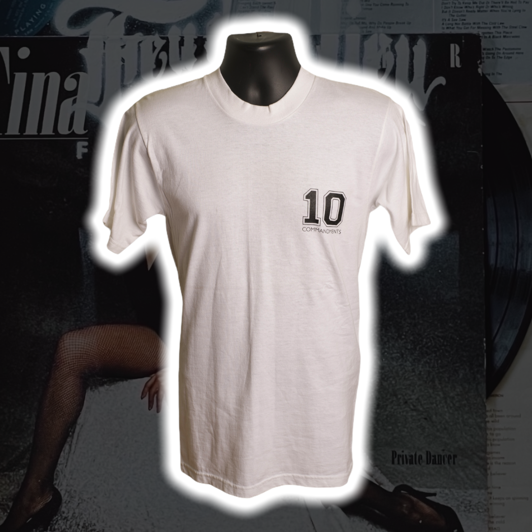 10 Commandments '98 Vintage T-Shirt S - Premium Christian Jesus Vintage T-shirts from TBD - Just $15! Shop now at Feu de Dieu