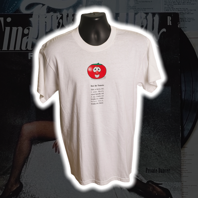 Bob the Tomato VeggieTales Vintage T-Shirt M - Premium Christian Jesus Vintage T-shirts from TBD - Just $40.00! Shop now at Feu de Dieu