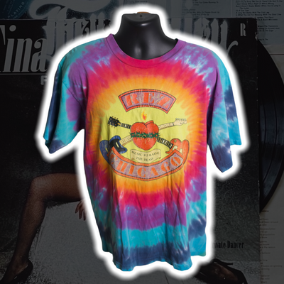 Rez Band Tie-Dye Chicago Vintage Shirt XL - Premium Christian Jesus Vintage T-shirts from TBD - Just $150.00! Shop now at Feu de Dieu
