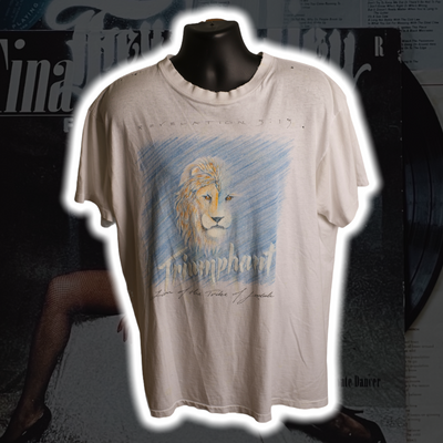 Triumphant Living Epistles Vintage Shirt L - Premium Christian Jesus Vintage T-shirts from TBD - Just $150.00! Shop now at Feu de Dieu
