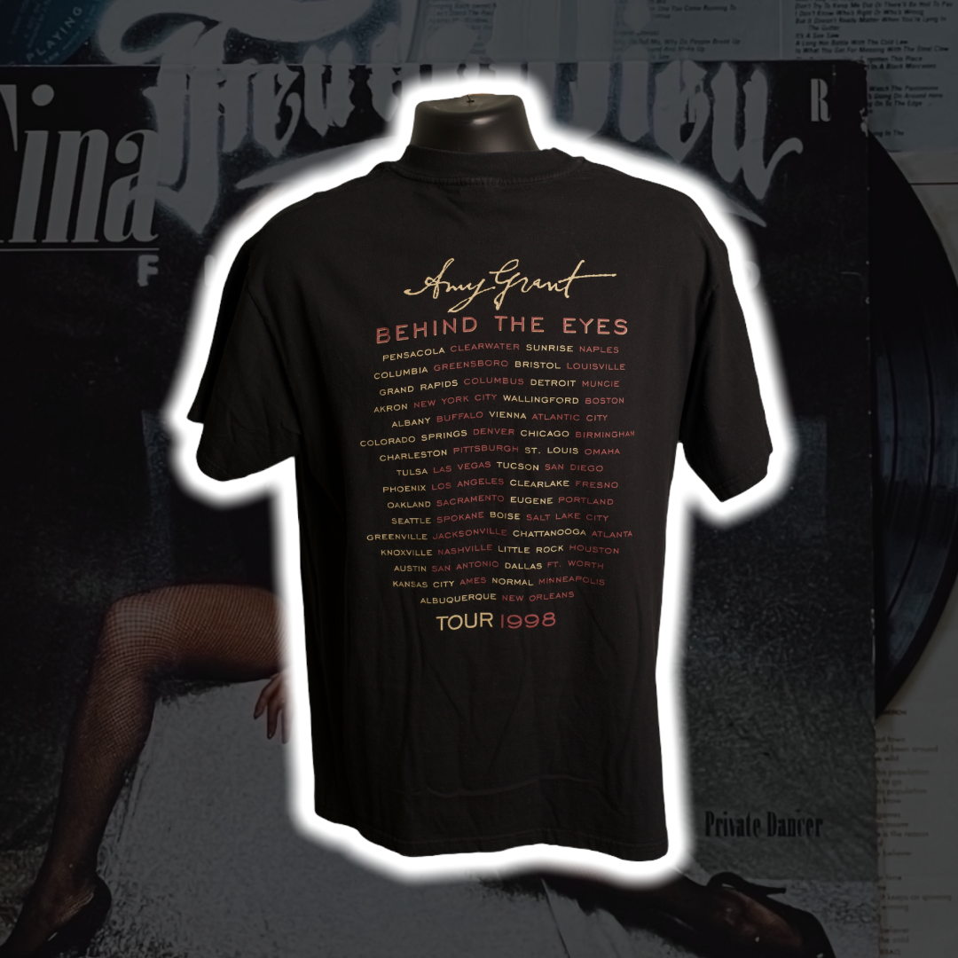 Amy Grant Behind the Eyes Tour 98 Vintage Shirt L - Premium Christian Jesus Vintage T-shirts from TBD - Just $70.00! Shop now at Feu de Dieu