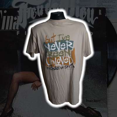 Michael W Smith I've Never Been Unloved '98 Vintage Shirt L - Premium Christian Jesus Vintage T-shirts from TBD - Just $37.99! Shop now at Feu de Dieu