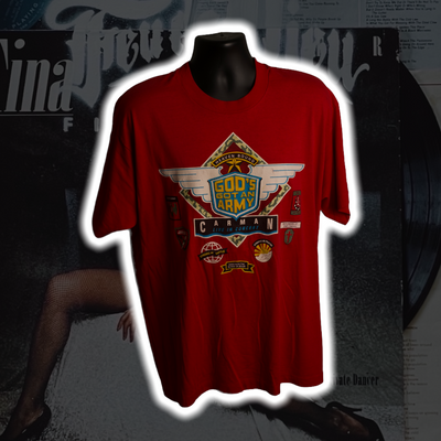 Carman God's Got An Army Vintage T-Shirt - Premium Christian Jesus Vintage T-shirts from TBD - Just $60.00! Shop now at Feu de Dieu